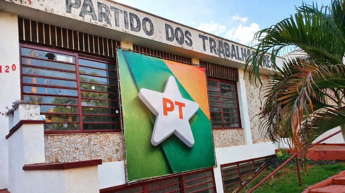PT denuncia ataque a sede do Diretório Municipal